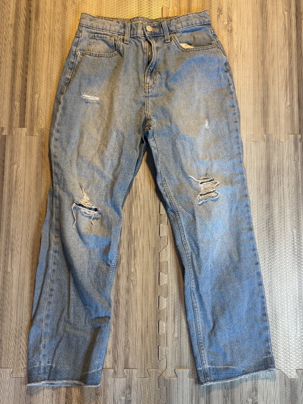 Old Navy Women's High Rise Slouchy Straight Jeans